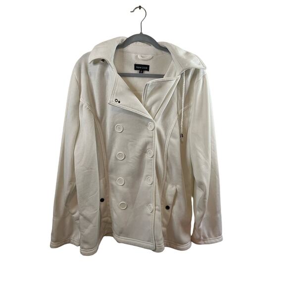 New Look  Womens White Jacket Size 2X - Picture 1 of 5